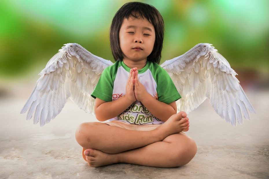 little girl, freedom, angel